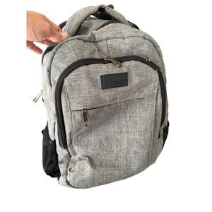 Matein Laptop Backpack Anti-Theft Travel Bag With USB Charging Port Fits 15.6" L